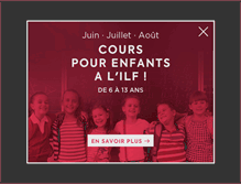 Tablet Screenshot of ilf-paris.fr